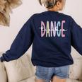 Dance Teacher Appreciation Dance Instructor Dancing Teacher Women's Sweatshirt Back Print Navy Dance Teacher Appreciation Dance Instructor Dancing Teacher Women's Sweatshirt Back Print Navy
