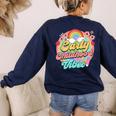 Daycare Teacher Daycare Provider Early Childhood Vibes Women's Sweatshirt Back Print Navy Daycare Teacher Daycare Provider Early Childhood Vibes Women's Sweatshirt Back Print Navy