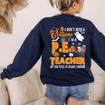 I Don't Need a Costume I'm A PE Teacher Halloween Costume Women's Sweatshirt Back Print Navy I Don't Need a Costume I'm A PE Teacher Halloween Costume Women's Sweatshirt Back Print Navy