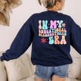 In My Educational Diagnostician Era Learning Support Teacher Women's Sweatshirt Back Print Navy