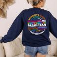 Educators Special Ed Teacher Special Education Dream Team Women's Sweatshirt Back Print Navy Educators Special Ed Teacher Special Education Dream Team Women's Sweatshirt Back Print Navy