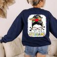 Elementary Teacher Remind Me To Take Attendance Women Women's Sweatshirt Back Print Navy Elementary Teacher Remind Me To Take Attendance Women Women's Sweatshirt Back Print Navy
