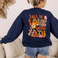 Fall In Love With Science Math Teacher Fall Thanksgiving Women's Sweatshirt Back Print Navy Fall In Love With Science Math Teacher Fall Thanksgiving Women's Sweatshirt Back Print Navy