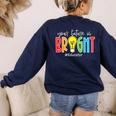 Your Future Is Bright Educator Teacher Student Women's Sweatshirt Back Print Navy Your Future Is Bright Educator Teacher Student Women's Sweatshirt Back Print Navy