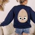Good Egg Teacher Halloween Costume Group The Shel Egg Women's Sweatshirt Back Print Navy Good Egg Teacher Halloween Costume Group The Shel Egg Women's Sweatshirt Back Print Navy
