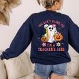 Halloween You Can't Scare Me I'm A School Teacher's Aide Women's Sweatshirt Back Print Navy Halloween You Can't Scare Me I'm A School Teacher's Aide Women's Sweatshirt Back Print Navy
