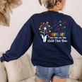 Headstart Teacher Early Childhood Educator Women's Sweatshirt Back Print Navy Headstart Teacher Early Childhood Educator Women's Sweatshirt Back Print Navy