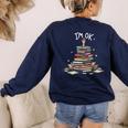 I'm Ok Read Book Reading Nerd Librarian Teacher School Women's Sweatshirt Back Print Navy I'm Ok Read Book Reading Nerd Librarian Teacher School Women's Sweatshirt Back Print Navy