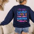 I'M That Substitute Teacher They Told Substitute Teacher Women's Sweatshirt Back Print Navy I'M That Substitute Teacher They Told Substitute Teacher Women's Sweatshirt Back Print Navy