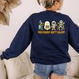 Inclusion Isn't Scary Halloween Sped Teacher Women Men Women's Sweatshirt Back Print Navy Inclusion Isn't Scary Halloween Sped Teacher Women Men Women's Sweatshirt Back Print Navy