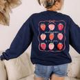Inclusion Is My Jam Special Education Teacher Autism SPED Women's Sweatshirt Back Print Navy