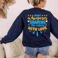 Infant Whisperer Daycare School Childcare Infant Teacher Women's Sweatshirt Back Print Navy Infant Whisperer Daycare School Childcare Infant Teacher Women's Sweatshirt Back Print Navy