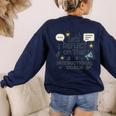 Instructional Coach Reflect Support Teachers Student Success Women's Sweatshirt Back Print Navy Instructional Coach Reflect Support Teachers Student Success Women's Sweatshirt Back Print Navy