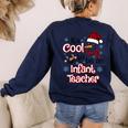 It's Cool To Be a Infant Teacher Snowman Winter Christmas Women's Sweatshirt Back Print Navy It's Cool To Be a Infant Teacher Snowman Winter Christmas Women's Sweatshirt Back Print Navy