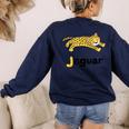 J Is For Jaguar ABC Alphabet T-Shirt For Teachers Students Women's Sweatshirt Back Print Navy J Is For Jaguar ABC Alphabet T-Shirt For Teachers Students Women's Sweatshirt Back Print Navy