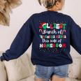 Jolliest Bunch Of Teachers Aides This Side Of Homeroom Women's Sweatshirt Back Print Navy Jolliest Bunch Of Teachers Aides This Side Of Homeroom Women's Sweatshirt Back Print Navy
