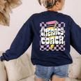 Literacy Coach Reading Specialist Facilitator Lead Teacher Women's Sweatshirt Back Print Navy Literacy Coach Reading Specialist Facilitator Lead Teacher Women's Sweatshirt Back Print Navy