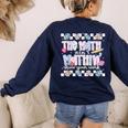 The Math Aint Mathin Meme Show Your Work Floral Math Teacher Women's Sweatshirt Back Print Navy The Math Aint Mathin Meme Show Your Work Floral Math Teacher Women's Sweatshirt Back Print Navy