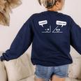 Math Saying You Are Acute Algebra Maths Teacher For Men Women Women's Sweatshirt Back Print Navy Math Saying You Are Acute Algebra Maths Teacher For Men Women Women's Sweatshirt Back Print Navy