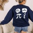 Math Teacher Math Student Be Real Get Rational Women's Sweatshirt Back Print Navy Math Teacher Math Student Be Real Get Rational Women's Sweatshirt Back Print Navy