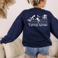 Melodic Humor Musician’s Playful Collection Musical Taking Notes Music Lovers Vintage Teachers Women's Sweatshirt Back Print Navy Melodic Humor Musician’s Playful Collection Musical Taking Notes Music Lovers Vintage Teachers Women's Sweatshirt Back Print Navy