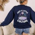 Microbiology Lab Love Culture Biology Teacher Lab Tech Women's Sweatshirt Back Print Navy Microbiology Lab Love Culture Biology Teacher Lab Tech Women's Sweatshirt Back Print Navy