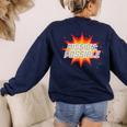 Mission Possible Motivational Inspirational School Teacher Women's Sweatshirt Back Print Navy Mission Possible Motivational Inspirational School Teacher Women's Sweatshirt Back Print Navy