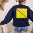 Multiplication Table Chart Math Shirt Teacher Student Outfit For Men Women Girls Kids Women's Sweatshirt Back Print Navy Multiplication Table Chart Math Shirt Teacher Student Outfit For Men Women Girls Kids Women's Sweatshirt Back Print Navy