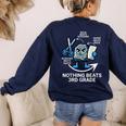 Nothing Beats 3rd Grade Back To School Kids Teachers Women's Sweatshirt Back Print Navy Nothing Beats 3rd Grade Back To School Kids Teachers Women's Sweatshirt Back Print Navy