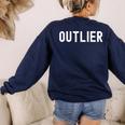 Outlier Statistics Teacher Statistics Data Science Men Women Kids Women's Sweatshirt Back Print Navy Outlier Statistics Teacher Statistics Data Science Men Women Kids Women's Sweatshirt Back Print Navy