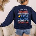 PE Teacher Succeed Sport Teacher School Fitness Gym Class Men Women Women's Sweatshirt Back Print Navy PE Teacher Succeed Sport Teacher School Fitness Gym Class Men Women Women's Sweatshirt Back Print Navy