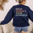 Prove It Cite Your Evidence English Teachers Day Women's Sweatshirt Back Print Navy Prove It Cite Your Evidence English Teachers Day Women's Sweatshirt Back Print Navy