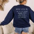 Prove It Cite Text Evidence English Students Teachers Women's Sweatshirt Back Print Navy Prove It Cite Text Evidence English Students Teachers Women's Sweatshirt Back Print Navy