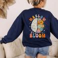 Psychologist Maslow Before Bloom Sped Teacher Classroom Women's Sweatshirt Back Print Navy Psychologist Maslow Before Bloom Sped Teacher Classroom Women's Sweatshirt Back Print Navy