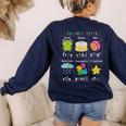 Reading Teacher Syllable Types Phonics Phonemic Awareness Women's Sweatshirt Back Print Navy Reading Teacher Syllable Types Phonics Phonemic Awareness Women's Sweatshirt Back Print Navy