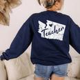 Red For Ed Washington Teacher T Shirts RedForEd Tee Shirt Women's Sweatshirt Back Print Navy Red For Ed Washington Teacher T Shirts RedForEd Tee Shirt Women's Sweatshirt Back Print Navy