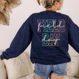School Field Day Happy Field Day Tee Teacher Life Summer Women's Sweatshirt Back Print Navy School Field Day Happy Field Day Tee Teacher Life Summer Women's Sweatshirt Back Print Navy