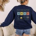 Science Teacher Periodic Table Jokes Chemistry Pun Women's Sweatshirt Back Print Navy Science Teacher Periodic Table Jokes Chemistry Pun Women's Sweatshirt Back Print Navy