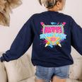 Second Grade Drip Ice Cream Home Plate Baseball Teachers Kid Women's Sweatshirt Back Print Navy Second Grade Drip Ice Cream Home Plate Baseball Teachers Kid Women's Sweatshirt Back Print Navy