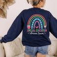 Special Education Dream Team Rainbow SPED Teacher Autism Women's Sweatshirt Back Print Navy Special Education Dream Team Rainbow SPED Teacher Autism Women's Sweatshirt Back Print Navy