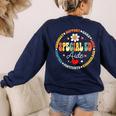 Special Education Teacher Special ED Aide Life SPED Women's Sweatshirt Back Print Navy