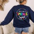 Specials Squad Teacher TRIBE Team Back To Primary School Men Women Girls Kids Women's Sweatshirt Back Print Navy Specials Squad Teacher TRIBE Team Back To Primary School Men Women Girls Kids Women's Sweatshirt Back Print Navy