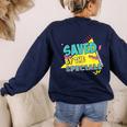 Specials Team Elementary School Teachers Cute Trendy Retro Women's Sweatshirt Back Print Navy