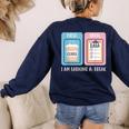 SPED Teacher Special Education First Coffee Then Data Women's Sweatshirt Back Print Navy SPED Teacher Special Education First Coffee Then Data Women's Sweatshirt Back Print Navy