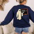 Square Root 67 Ghost Math Teacher 4489 Meme Halloween Women's Sweatshirt Back Print Navy Square Root 67 Ghost Math Teacher 4489 Meme Halloween Women's Sweatshirt Back Print Navy