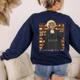 St Jean Baptiste De La Salle Patron Saint Education Teachers Women's Sweatshirt Back Print Navy St Jean Baptiste De La Salle Patron Saint Education Teachers Women's Sweatshirt Back Print Navy