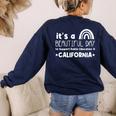 Support Public Education Teacher Red For Ed California For Men Women Kids Women's Sweatshirt Back Print Navy Support Public Education Teacher Red For Ed California For Men Women Kids Women's Sweatshirt Back Print Navy