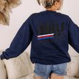 It Takes Balls To Teach PE Gym Teacher Women's Sweatshirt Back Print Navy It Takes Balls To Teach PE Gym Teacher Women's Sweatshirt Back Print Navy