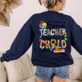 It Takes A Special Teacher To Hear What A Child Cannot Say Women's Sweatshirt Back Print Navy It Takes A Special Teacher To Hear What A Child Cannot Say Women's Sweatshirt Back Print Navy