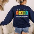 Teacher The Coolest Element Chemistry Periodic Table Science Women's Sweatshirt Back Print Navy Teacher The Coolest Element Chemistry Periodic Table Science Women's Sweatshirt Back Print Navy